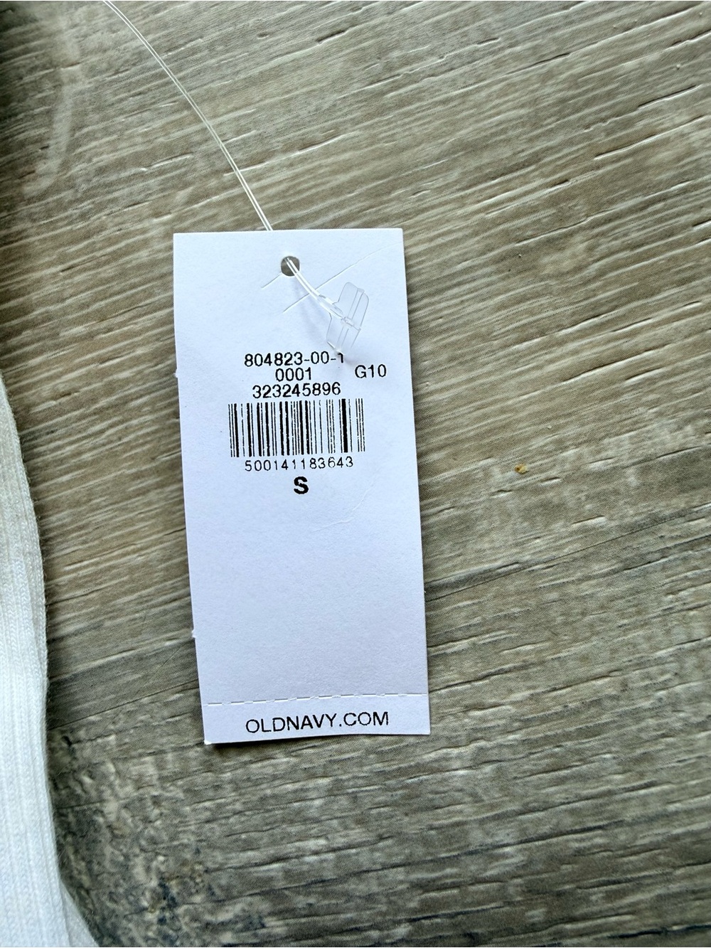 Old Navy Women’s Cream Tank Top Brown Trim NWT - Picture 5 of 6